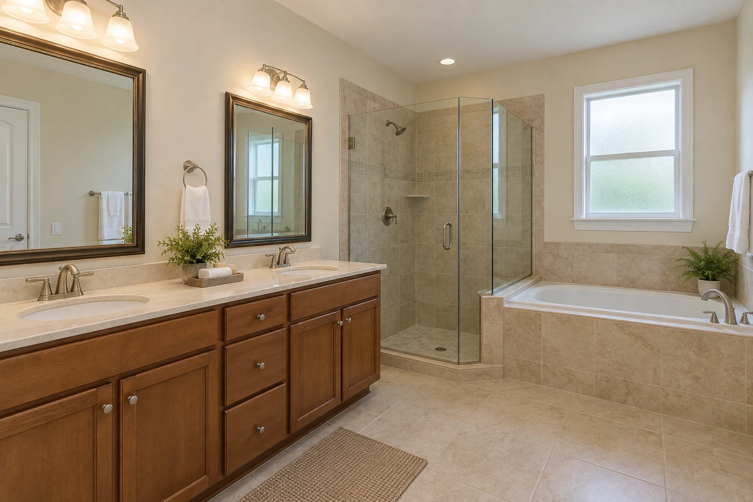 Primary bathroom — illustrative listing photo
