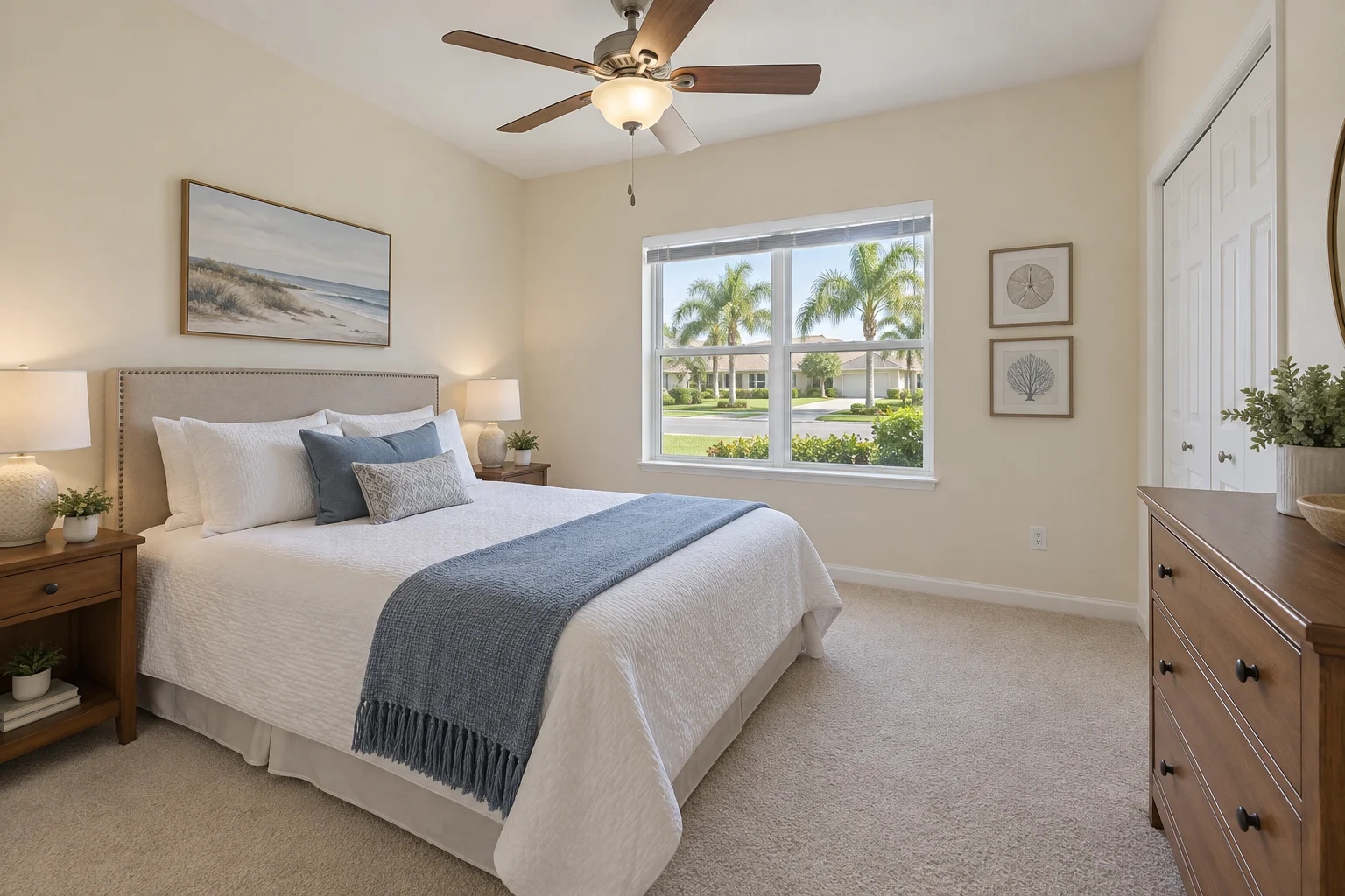 Guest bedroom — illustrative listing photo